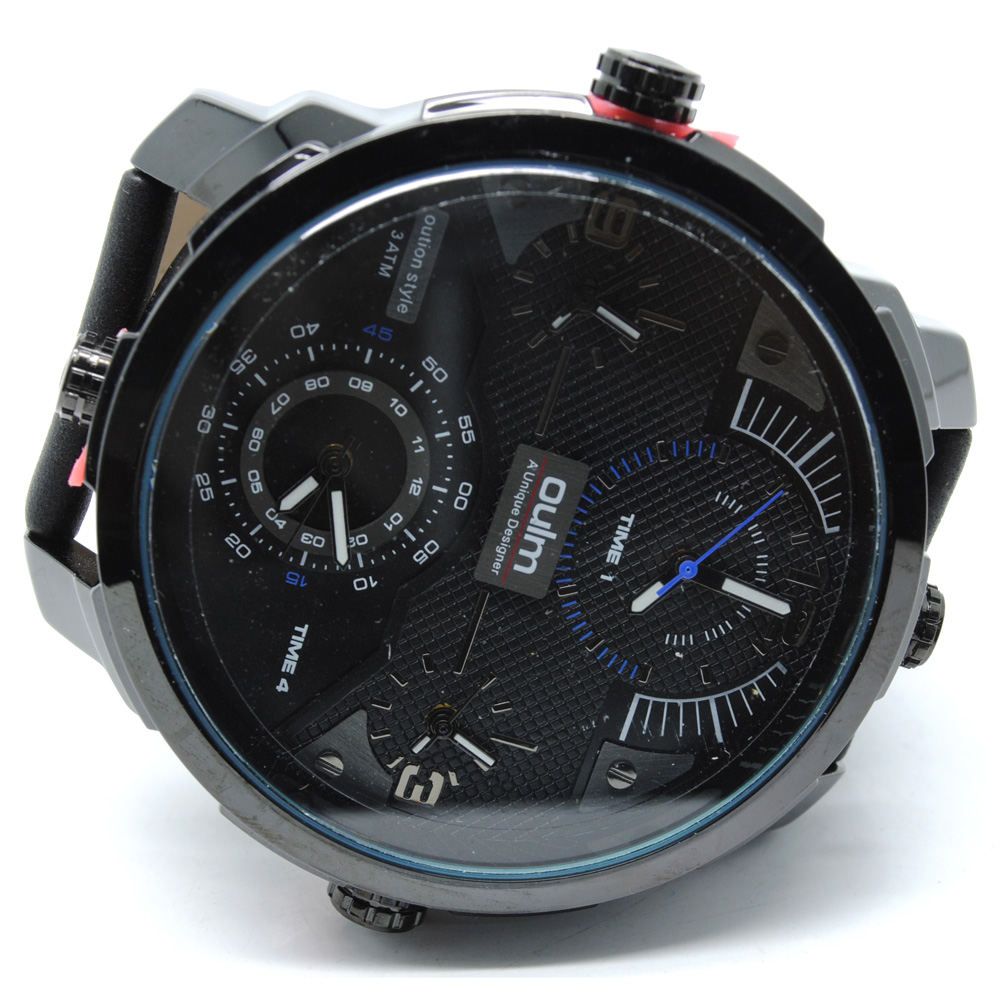 Oulm Jam Tangan Analog HP3749 Black Black Oulm Jam Tangan Analog HP3749 Black Black