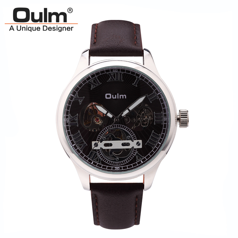 oulm jam tangan mekanikal hp3621 black black oulm jam tangan mekanikal hp3621 black black