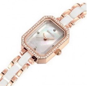 Weiqin Jam Tangan Analog Rhinestone Wanita - wei103104 - Golden/Silver - 2