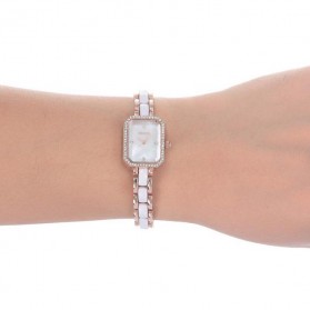 Weiqin Jam Tangan Analog Rhinestone Wanita - wei103104 - Golden/Silver - 4