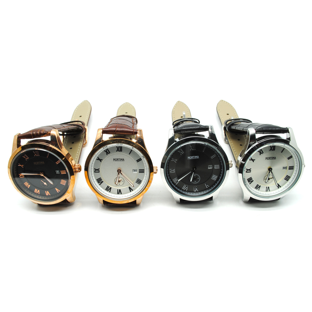 mortima jam tangan kasual pria leather model 2 black white jakartanotebook mortima jam tangan kasual pria leather model 2 black white jakartanotebook