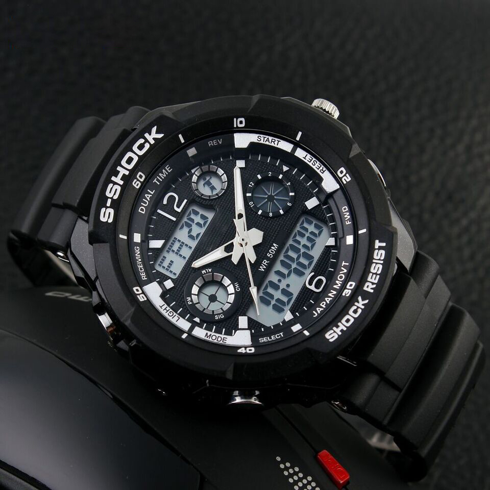 Mortima Jam Tangan Sporty Pria Rubber Strap - Model 17 