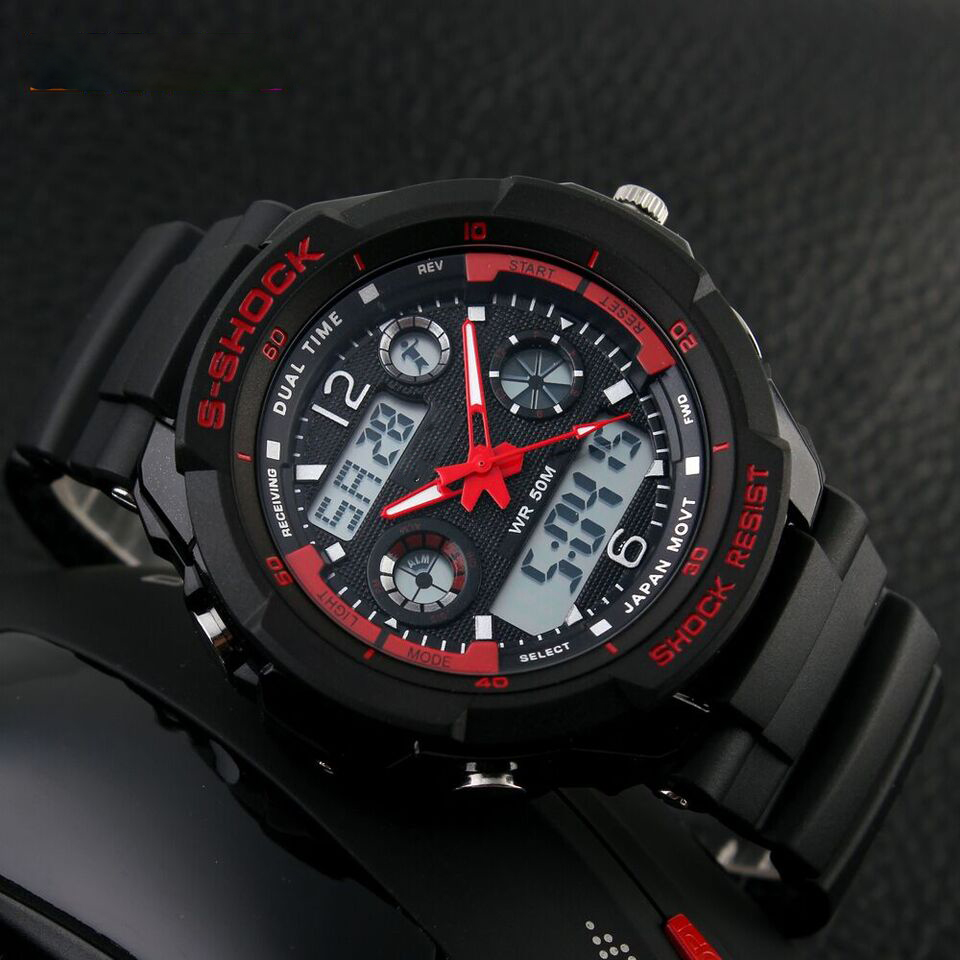 Mortima Jam Tangan Sporty Pria Rubber Strap - Model 17 