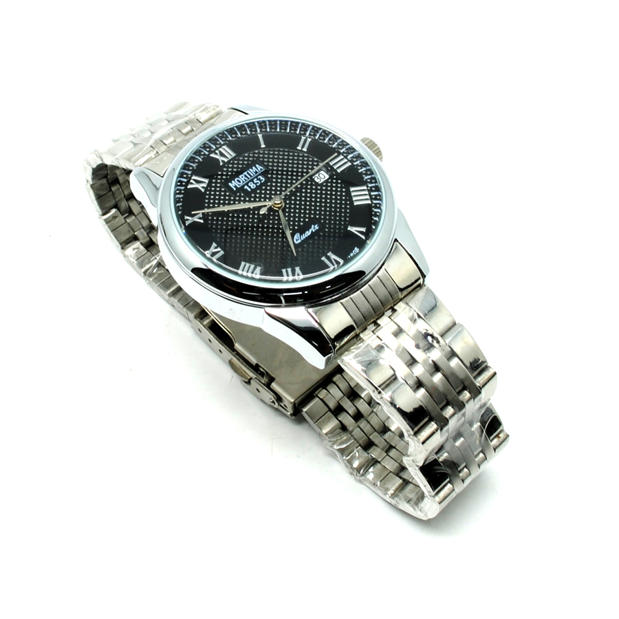 Mortima Jam Tangan Kasual Pria Metal Strap - Model 22 