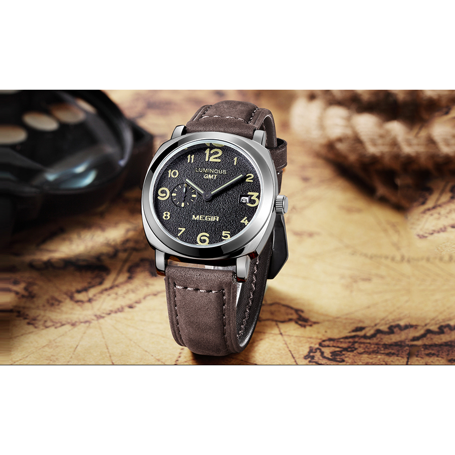 megir pilot lumi iii jam tangan analog ml1046g black megir pilot lumi iii jam tangan analog ml1046g black
