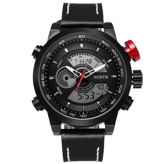 jam tangan analog digital kulit 6015 black jakartanotebook jam tangan analog digital kulit 6015 black jakartanotebook