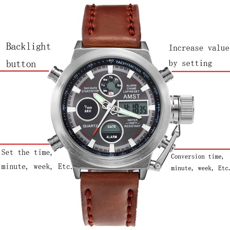 amst jam tangan digital analog pria am3003 brown black jakartanotebook amst jam tangan digital analog pria am3003 brown black jakartanotebook