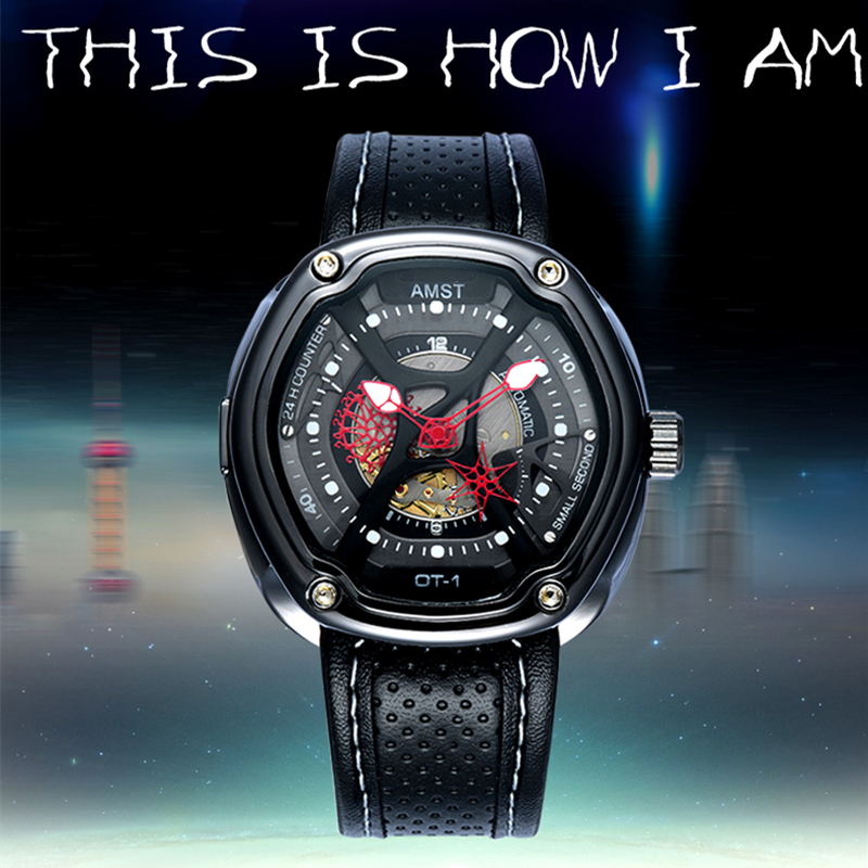 AMST Jam Tangan Analog Militer Pria - AM3019 - Black