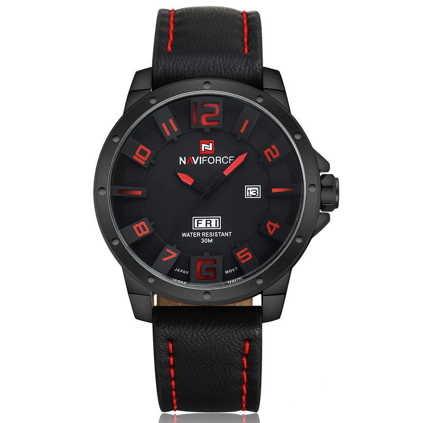 navi jam tangan analog pria 9061 black navi jam tangan analog pria 9061 black