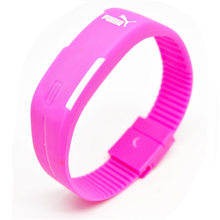 Jam Tangan LED Gelang Sport Nikey - Pink - JakartaNotebook.com