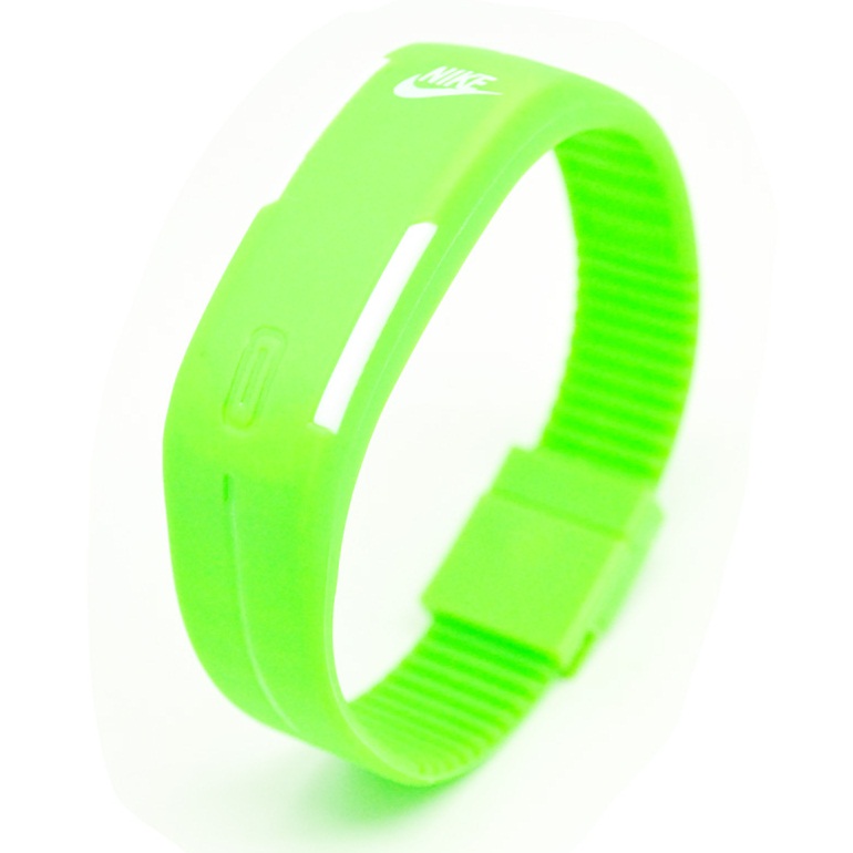 Jam Tangan LED Gelang Sport Nikey - Green 