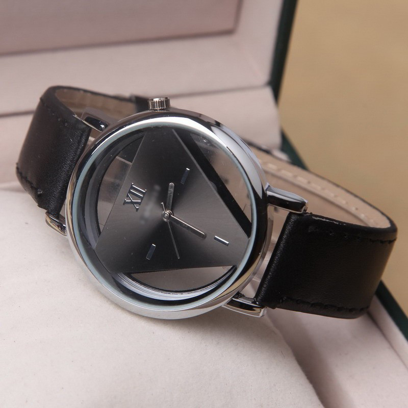 Jam Tangan Triangle Quartz - YQ007 - Black 