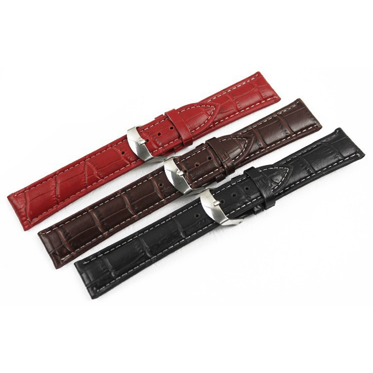 tali kulit jam tangan bamboo grain watchband leather tali kulit jam tangan bamboo grain watchband leather