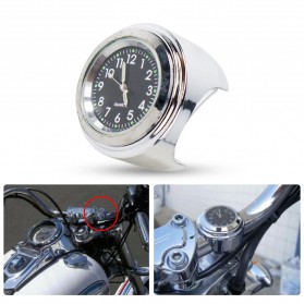 Jam Handlebar Motor Clock - MT-WTCP - Silver
