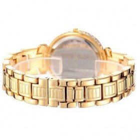 Weiqin Jam Tangan Analog Hodinky Crystal Wanita - wei6566 - Golden - 4