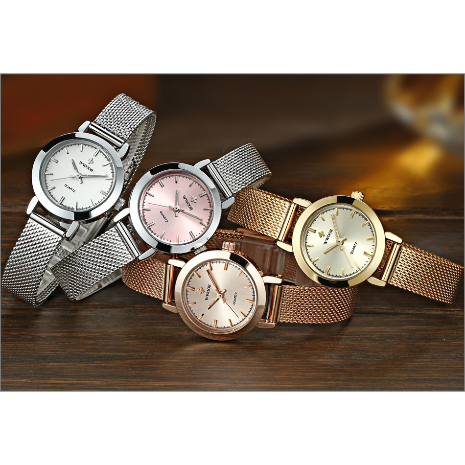 WWOOR Jam Tangan Luxury Wanita  8823  Rose Gold  JakartaNotebook.com