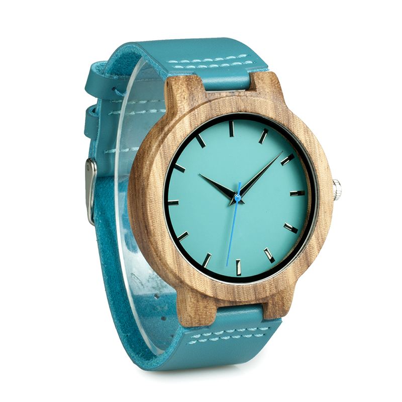 BOBO BIRD Jam Tangan Kayu Pria - WC28 - Blue 