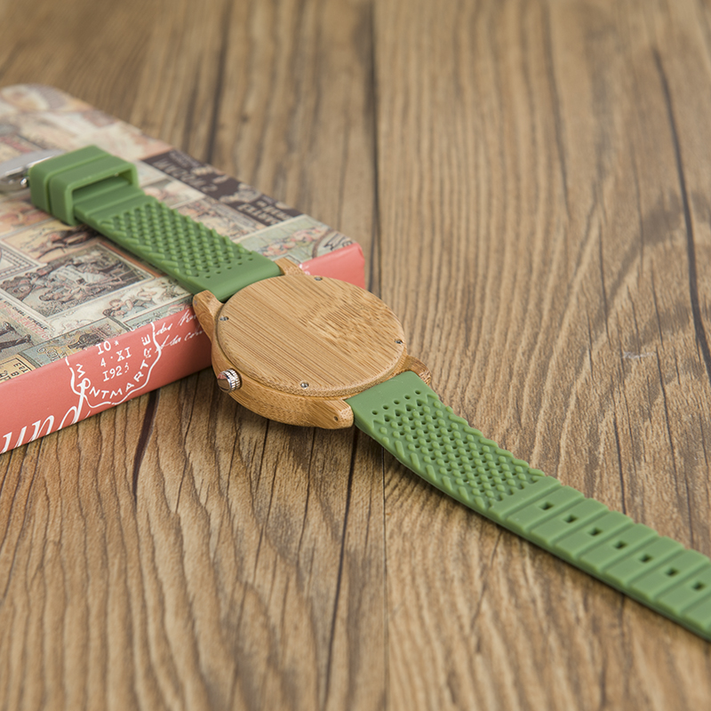 bobo bird jam tangan bambu analog pria wb06 green bobo bird jam tangan bambu analog pria wb06 green