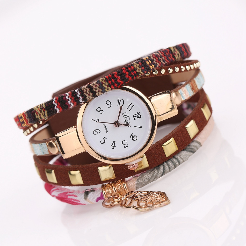 Duoya Jam Tangan Fashion Wanita DY066 Brown 