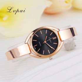 LVPAI Jam Tangan Analog Wanita - LP025 - Rose Gold/Black - 1