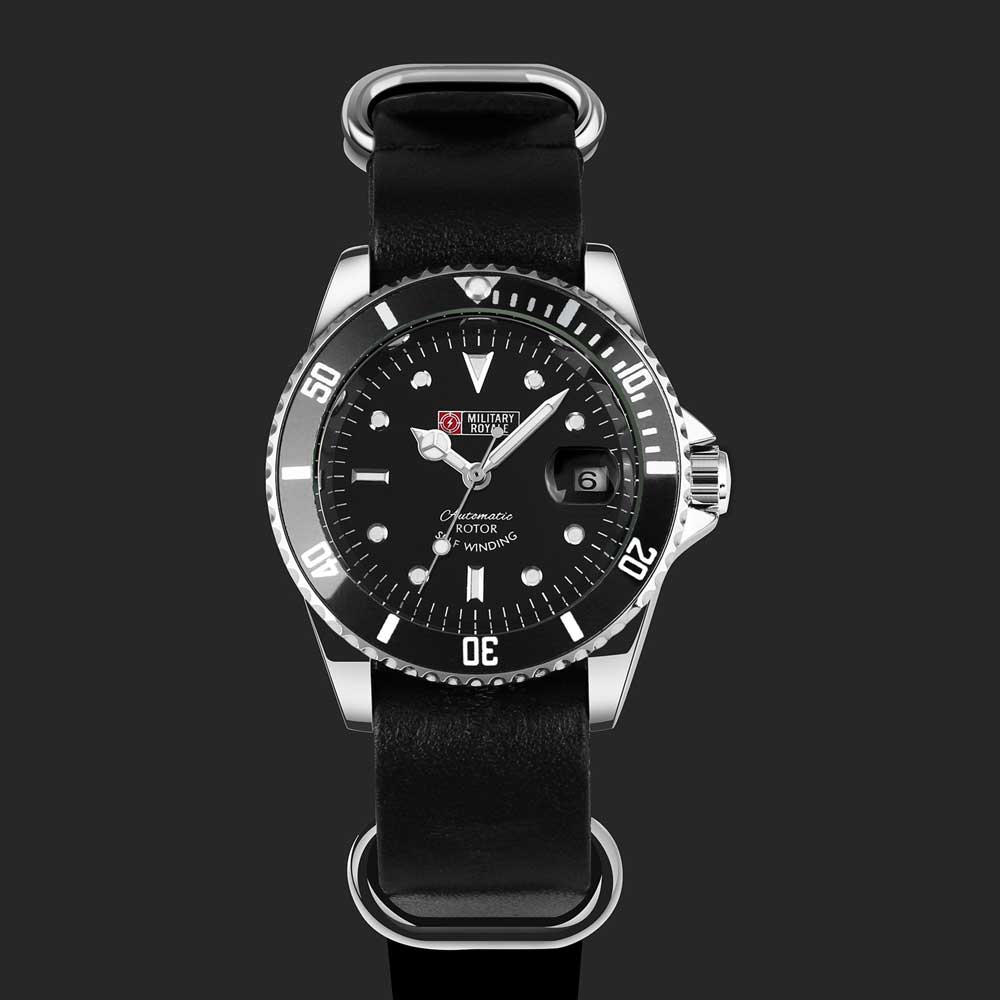 Military Royale Jam Tangan Analog Automatic MR105 107 109 111 113