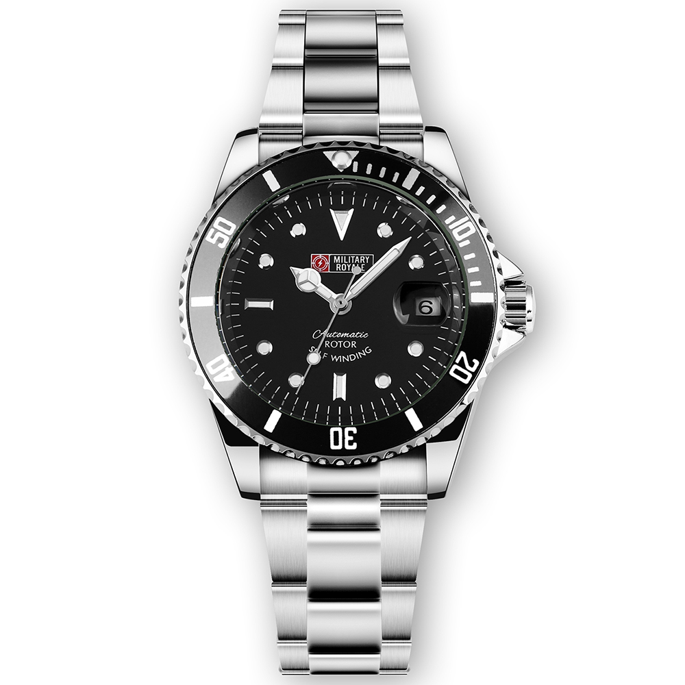 Military Royale Jam Tangan Automatic Self Winding Pria