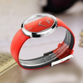 DOM Jam Tangan Analog Wanita Strap Kulit - LP-205 - Black - 8
