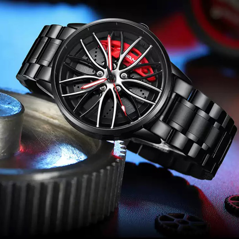 Gambar produk SVJ Jam Tangan Pria Strap Stainless Steel - AMG-488