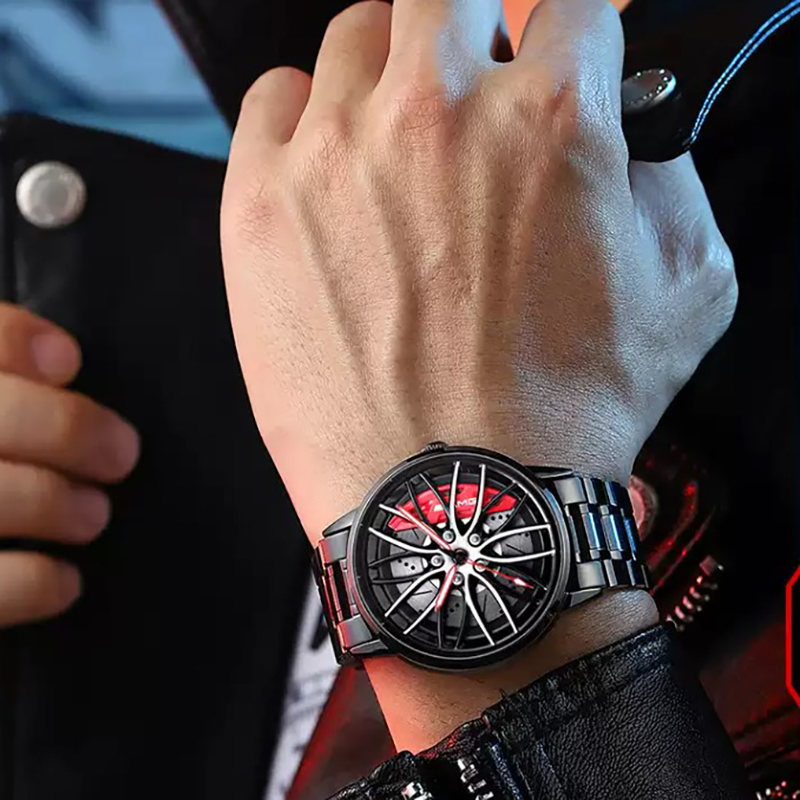 Gambar produk SVJ Jam Tangan Pria Strap Stainless Steel - AMG-488