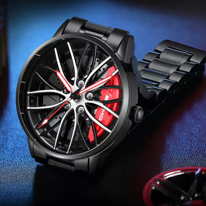 Gambar produk SVJ Jam Tangan Pria Strap Stainless Steel - AMG-488