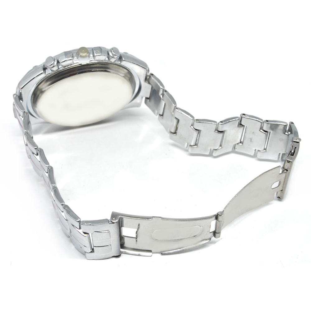 Orlando Stainless Steel Band Quartz Watch with Tachymeter Dark Blue