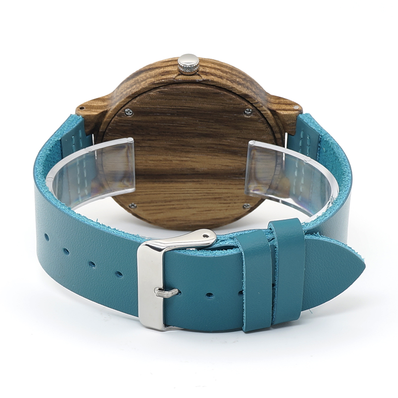 BOBO BIRD Jam  Tangan Kayu  Pria  WC28 Blue 