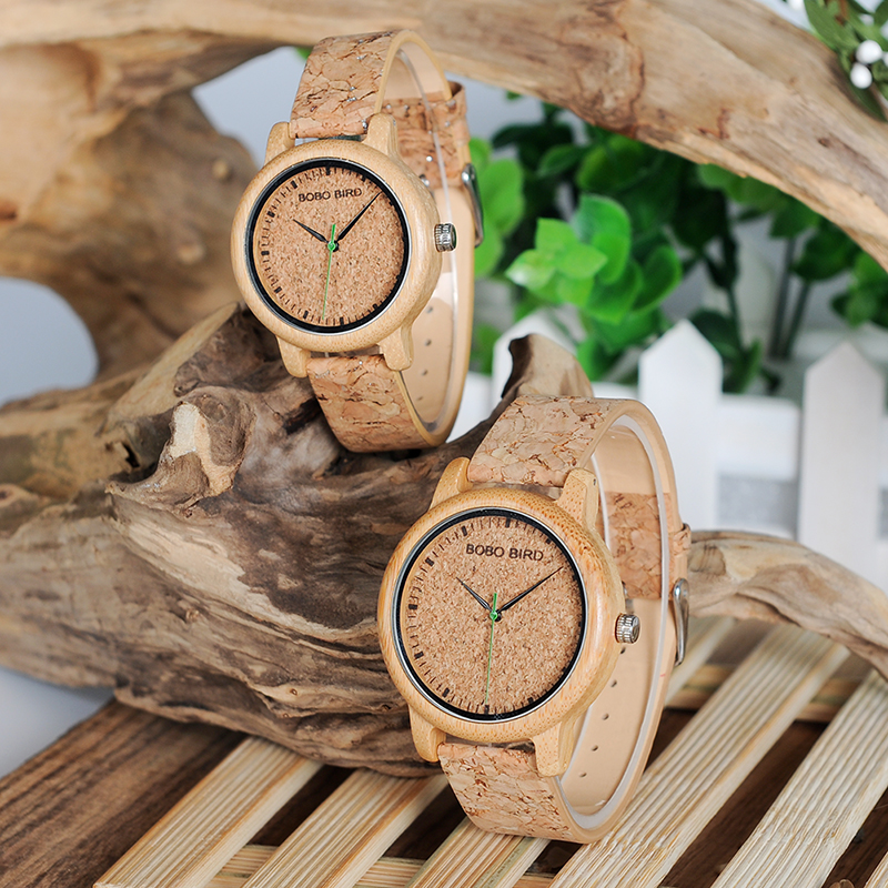 Gambar produk BOBO BIRD Jam Tangan Analog Wanita Timepiece Handmade - M12