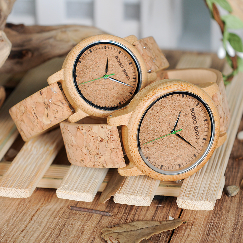 Gambar produk BOBO BIRD Jam Tangan Analog Wanita Timepiece Handmade - M12