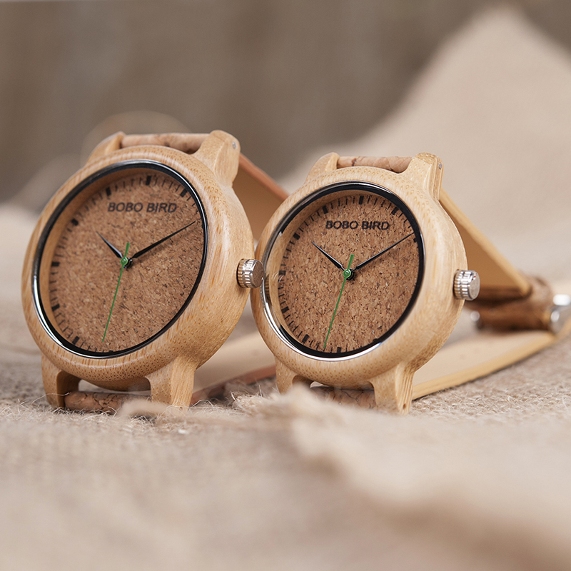 Gambar produk BOBO BIRD Jam Tangan Analog Wanita Timepiece Handmade - M12