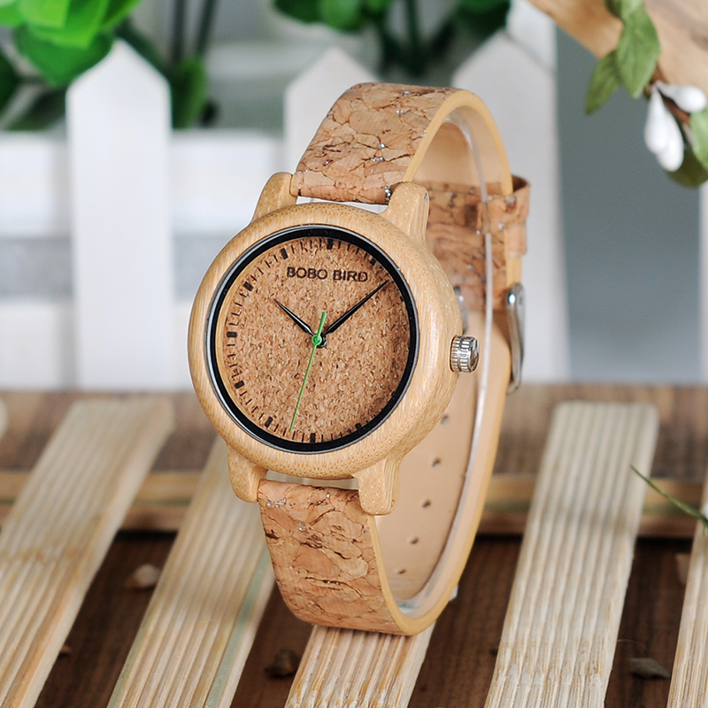 Gambar produk BOBO BIRD Jam Tangan Analog Wanita Timepiece Handmade - M12
