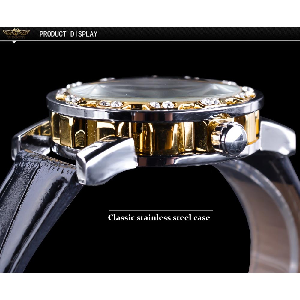 Winner Jam Tangan Mechanical Luxury Pria - GMT1089-1 ...