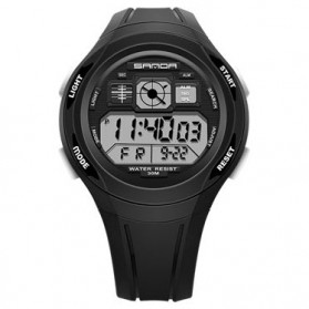 SANDA Jam Tangan Sporty Anak - SD-331 - Black