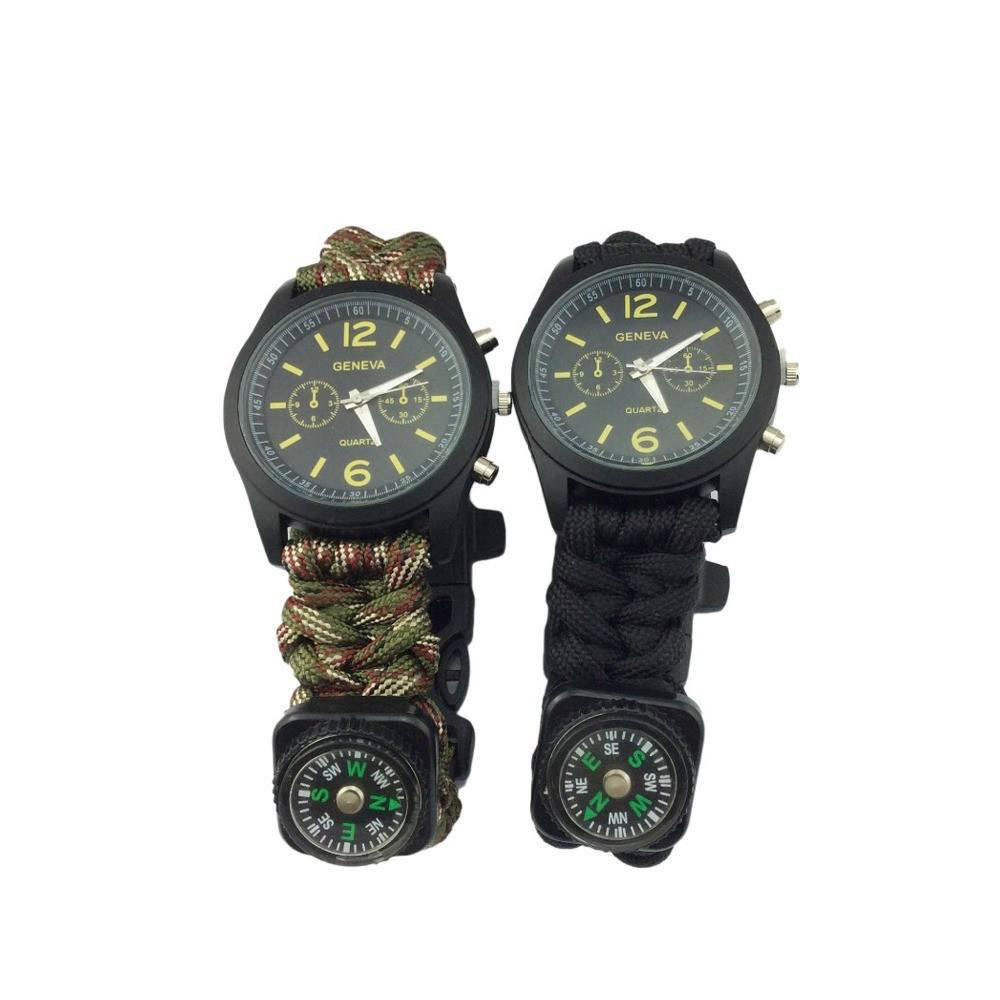 Geneva Jam Tangan Multifungsi Outdoor Camping Kompas Pria - CN-2
