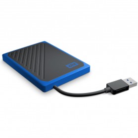 WD My Passport Go SSD Portable USB 3.0 1TB - WDBMCG0010BBT - Blue - 4