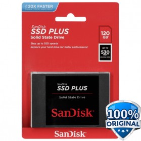 SanDisk SSD Plus 120GB SATA - SDSSDA-120G - Black