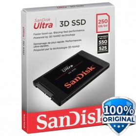 SanDisk Ultra 3D SSD 250GB - SDSSDH3-250G - Black