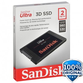 SanDisk Ultra 3D SSD 2TB - SDSSDH3-2T00 - Black - 1