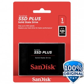 SanDisk SSD Plus 1TB SATA - SDSSDA-1T00 - Black