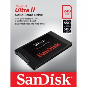 SanDisk Ultra II SSD 960GB - SDSSDHII-960G - Black - 4