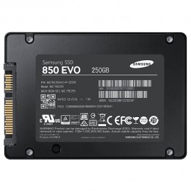 Samsung SSD 850 EVO 2.5 Inch SATA 250GB - MZ-75E-250BW - 2
