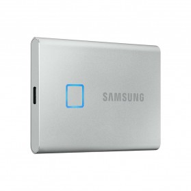 Harddisk External HDD Komputer / Laptop - Samsung Portable SSD T7 Touch 1TB - MU-PC1T0K - Silver