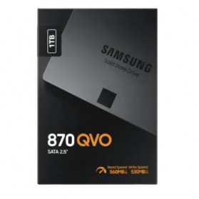 Samsung SSD 870 QVO SATA-3 1TB - MZ-77Q1T0BW - Black - 6