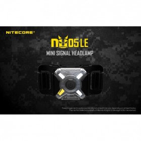NITECORE Velcro Bucket Mount for NU05 - Black - 2