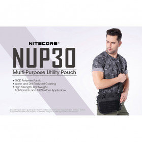 Nitecore NUP30 Multi-Purpose Utility Pouch - Black